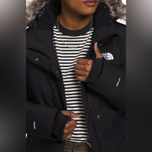 The North Face Women's Arctic Parka size xl color black NWOT - Picture 4 of 14